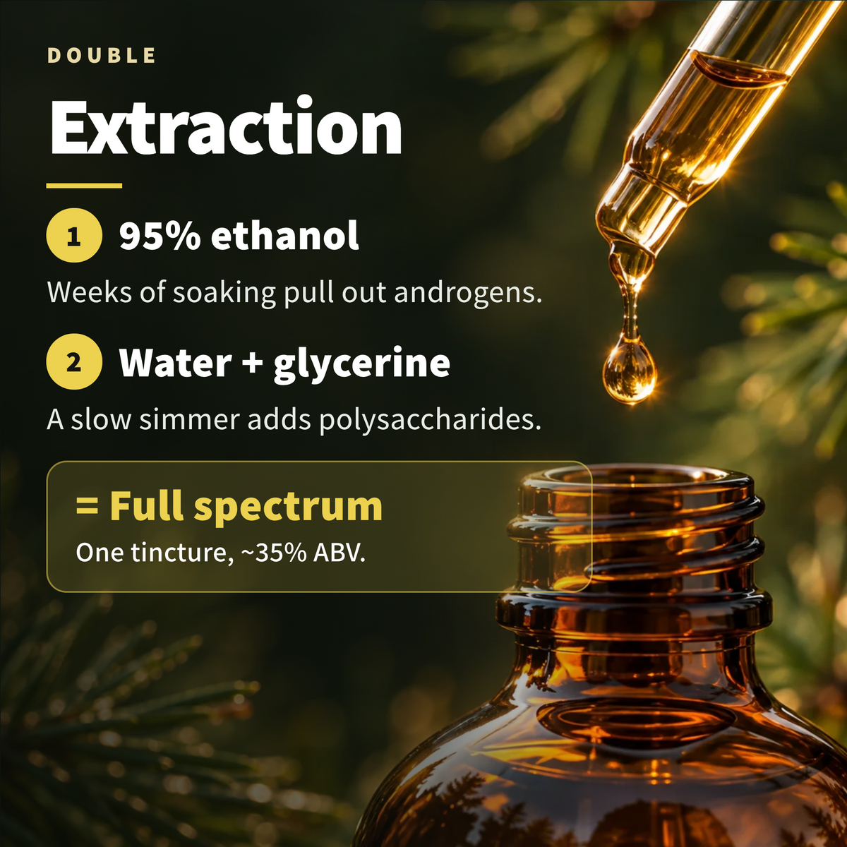Pine pollen tincture